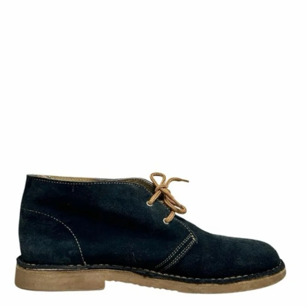 Ben Sherman navy blue suede chukka desert boots sz 43